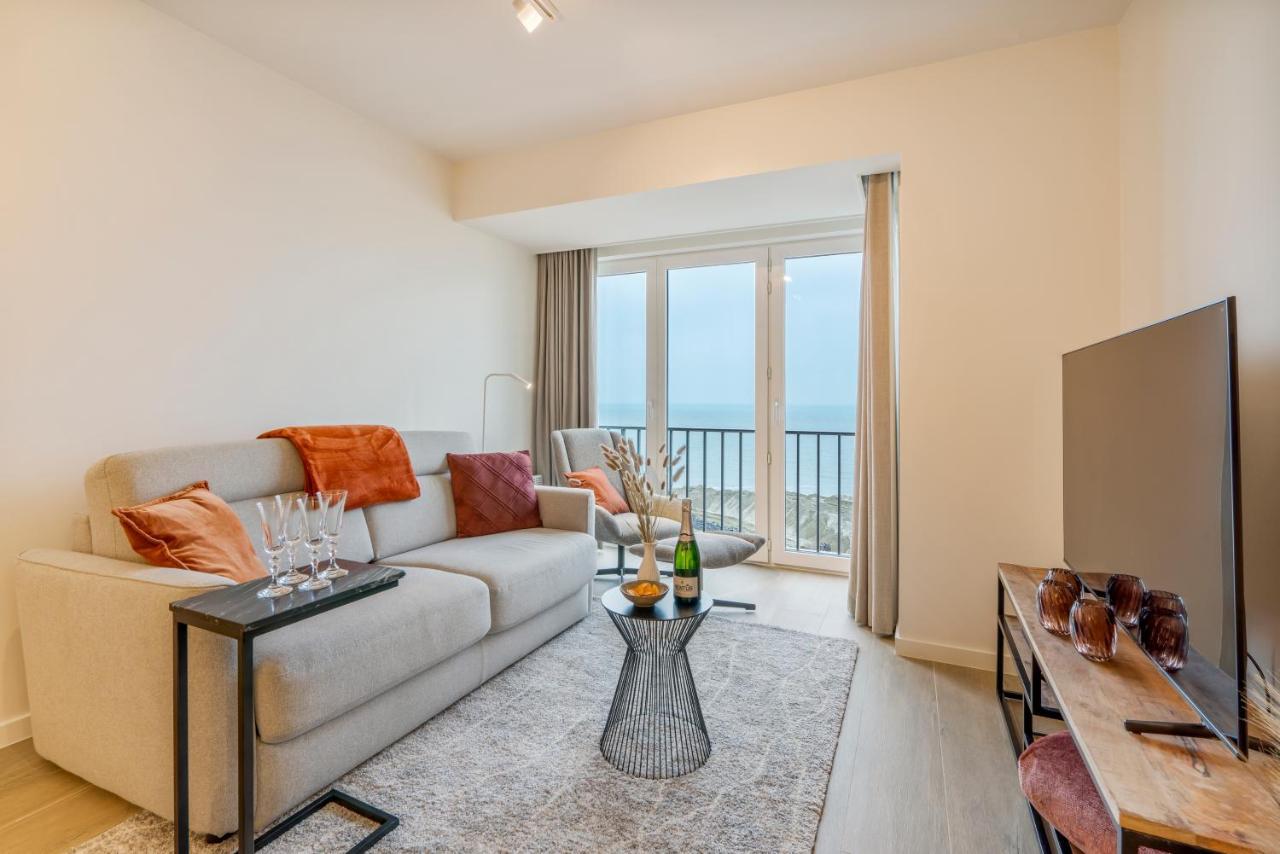 Seagusta - Sea View Apartment In Middelkerke Bagian luar foto